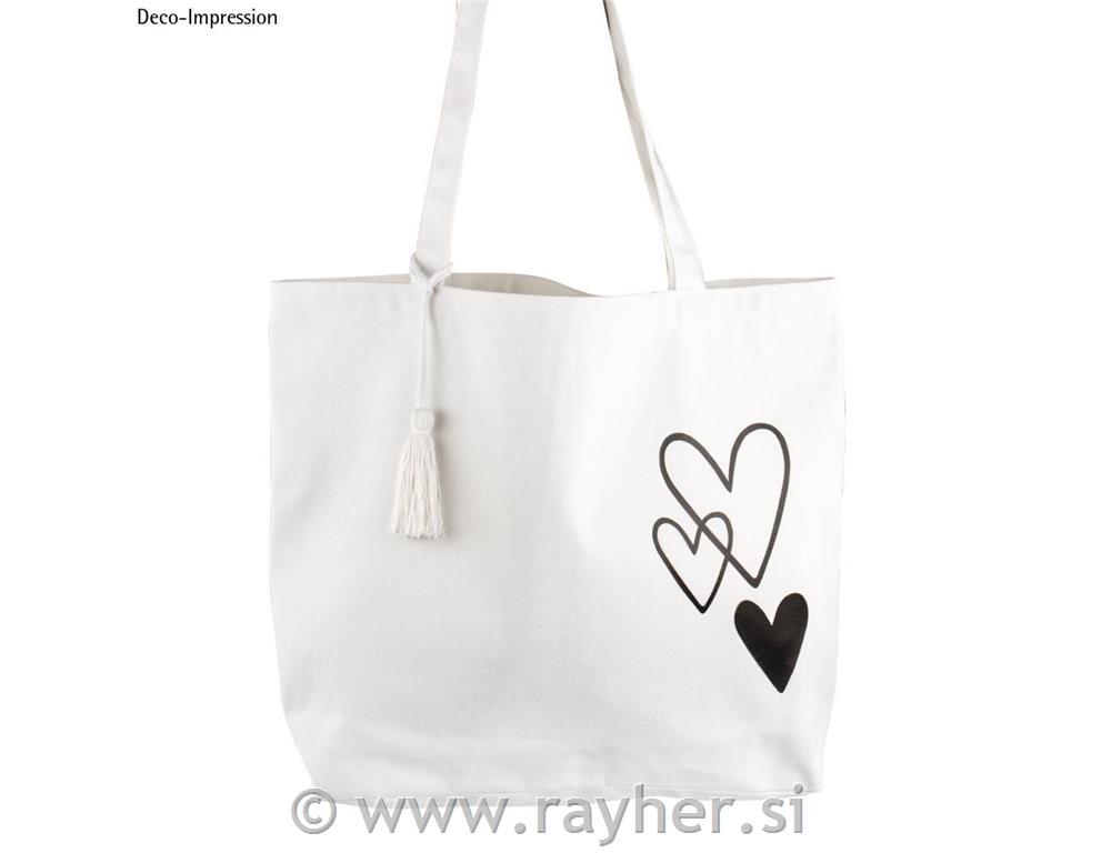 Nakupovalna vrečka Basic Shopper Love 36x35 cm, set