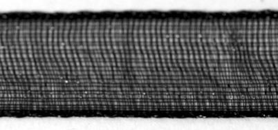 Organza traka, crna, 3mm, 10m