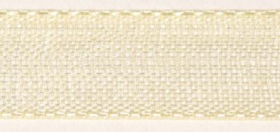 Organza traka, bež, 7mm, 10m
