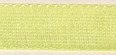 Organza traka, svijetlozelena, 7mm, 10m