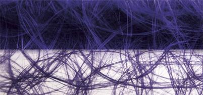 Svilena vlakna: Modern, temno vijolična, 30 cm, 1m