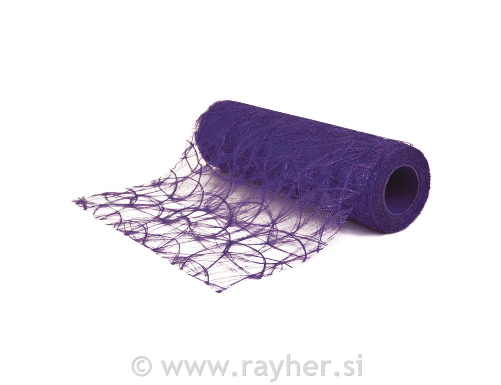 Svilena vlakna: Modern, temno vijolična, 60 cm, 1m