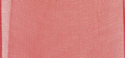 Organza traka, crvena, 25 mm, 1 m