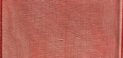 Trak organza, vinsko rdeč, 25 mm, 1m