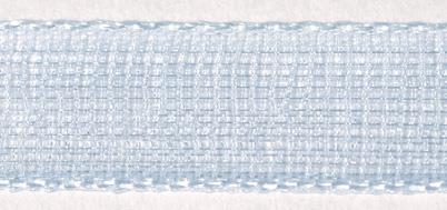 Trak organza, 15 mm, svetlo moder, 10 m