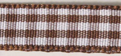 Traka karo, tamno smeđa, 6mm, 10m