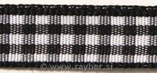 Traka karo, crna, 9.5mm, 10m