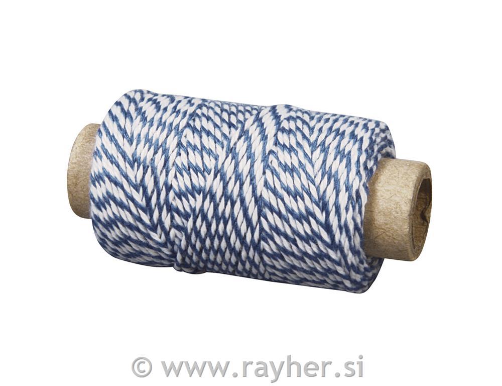 Vrvica jarn, 1mm, modra 35m, 10g