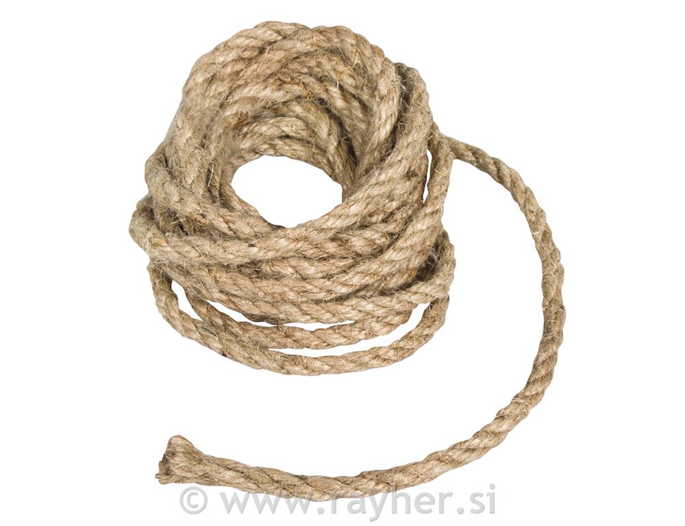 Traka od jute, 6mm o, 3m