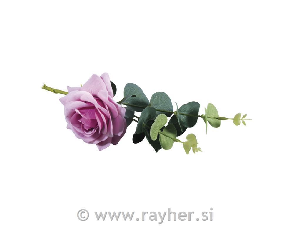 Vrtnica z evkaliptusom, rožnata, 28cm