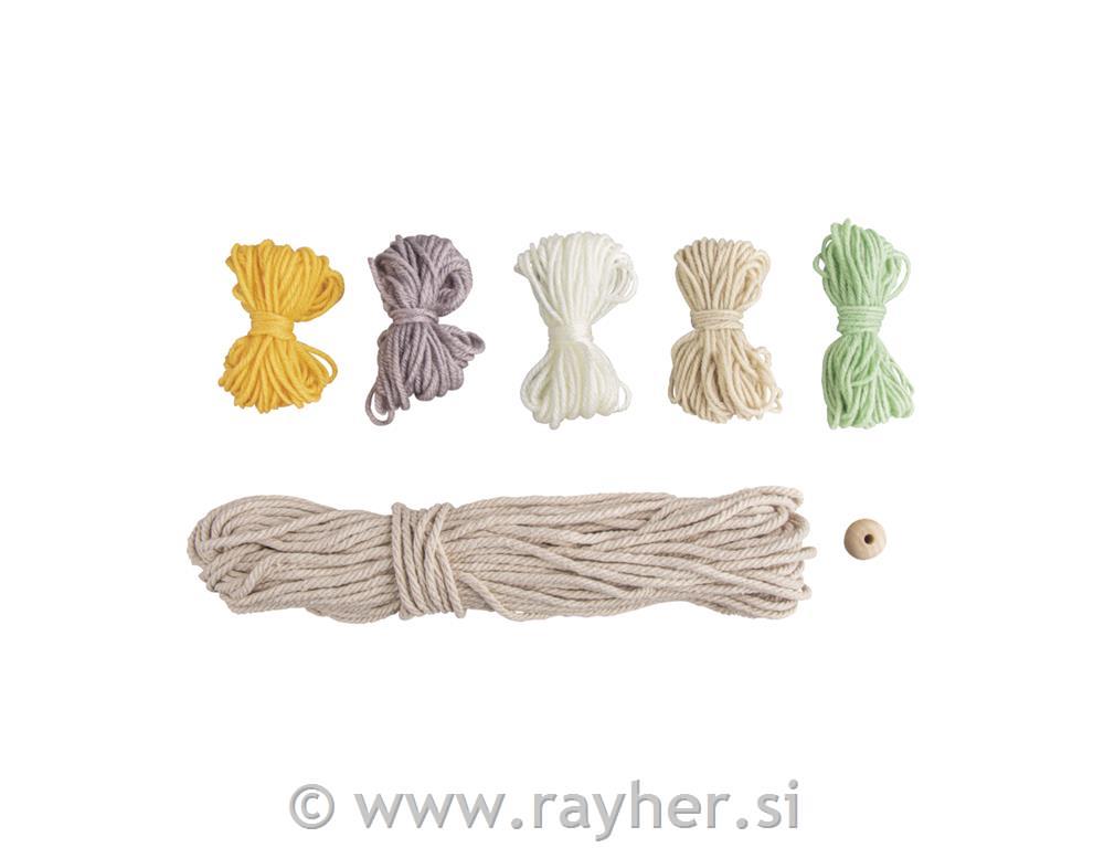 Makrame set: Duga, 25x20cm, 1cm