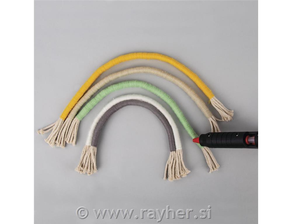 Makrame set: Duga, 13 cm, 3 komada