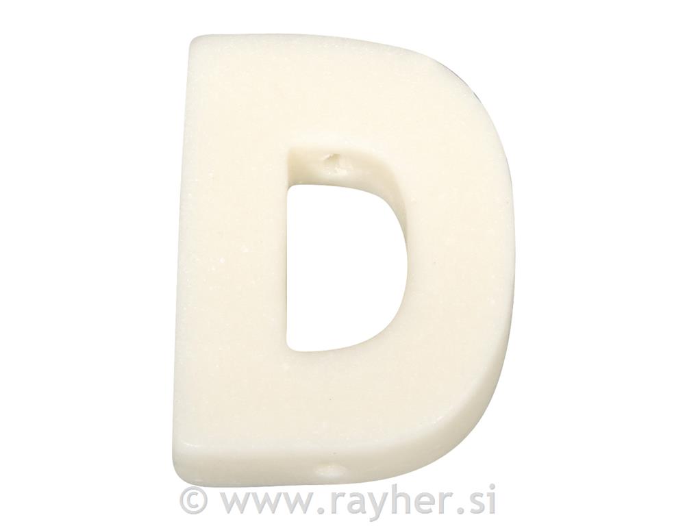Slovo sapun "D", 5x4cm