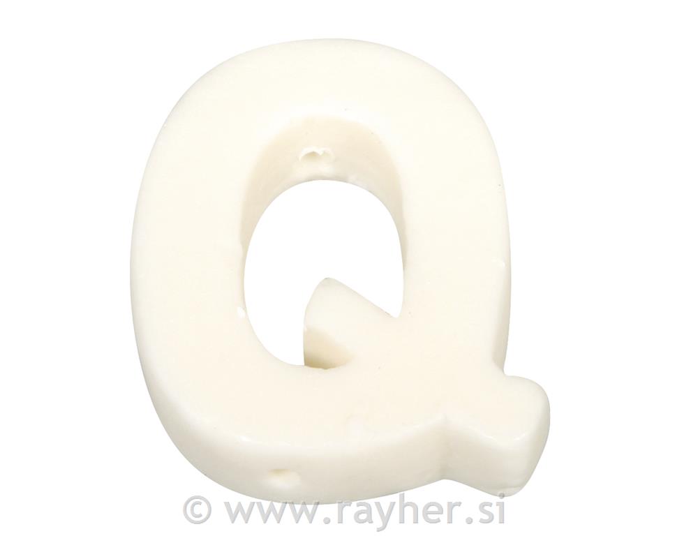 Slovo sapun "Q", 5x4cm