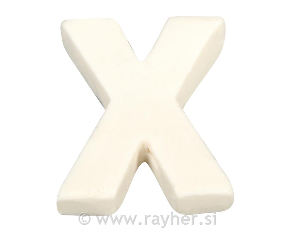 Slovo sapun "X", 5x4cm