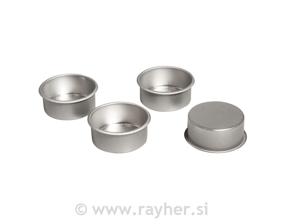 Svijećnjaci za svijeće lučiće, 4.1 cm, set 4