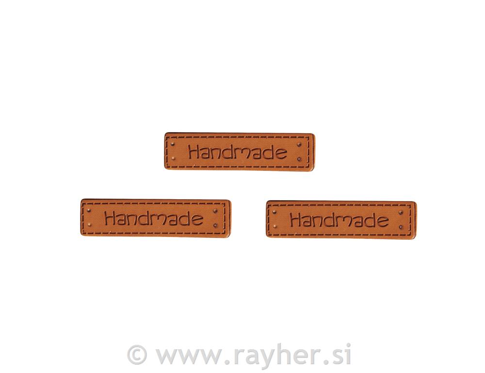Natpis "Handmade", 4x1cm, set 3