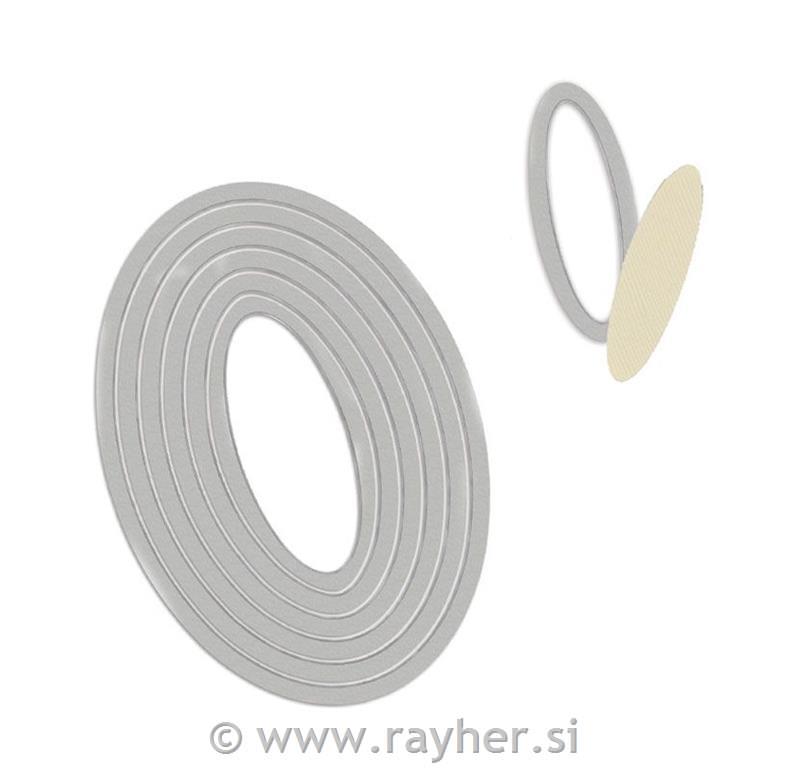 Sizzix Framelits šablone set, Oval, 7 kom.