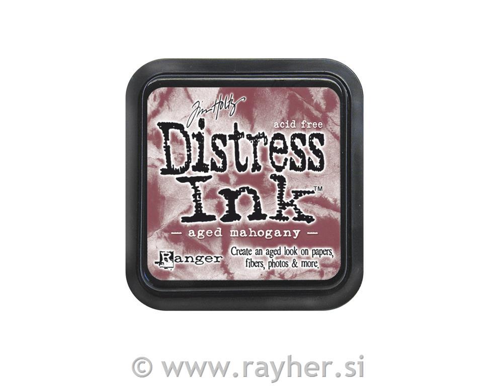 Tinta za pečate Distress Ink, "Aged Mahogany"