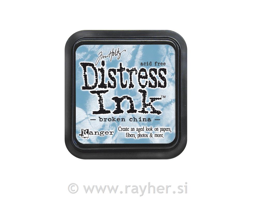 Tinta za pečate Distress Ink, "Broken China"