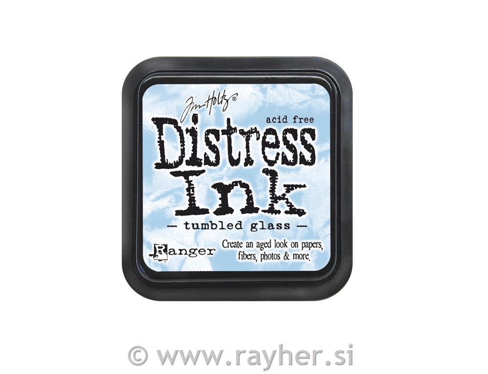 Tinta za pečate Distress Ink, "Tumbled Glass"