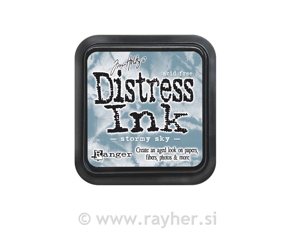 Tinta za pečate Distress Ink, "Stormy Sky"