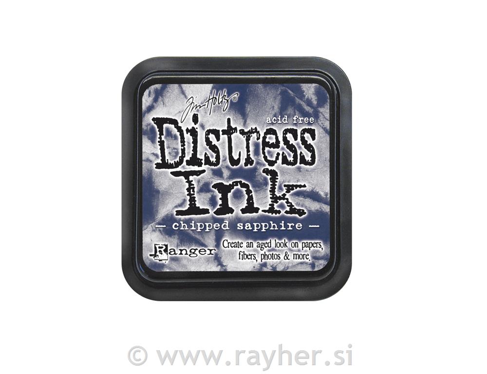 Tinta za pečate Distress Ink, "Chipped Sapphire"