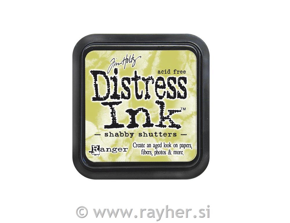 Tinta za pečate Distress Ink, "Shabby Shutters"