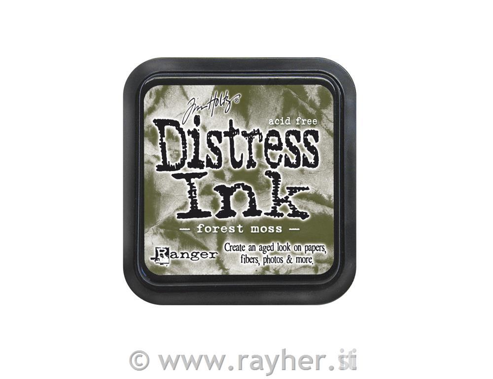 Tinta za pečate Distress Ink, "Forest Moss"