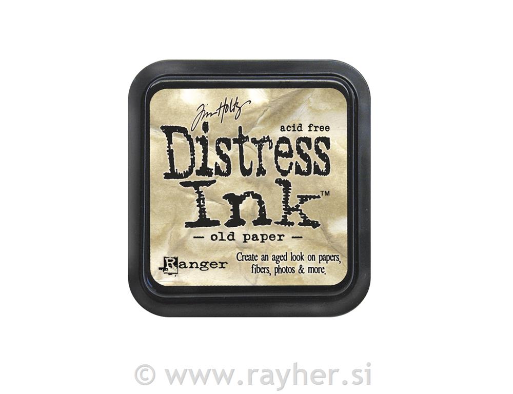 Tinta za pečate Distress Ink, "Old Paper"