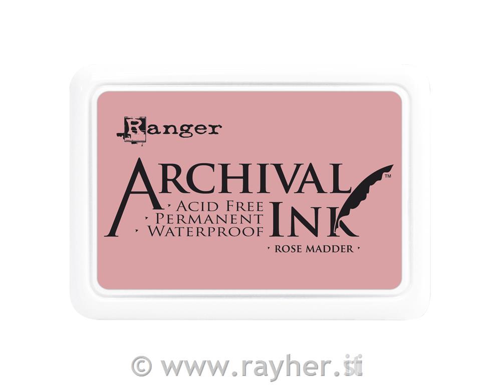 Tinta za pečate Archival "Rose Madder"