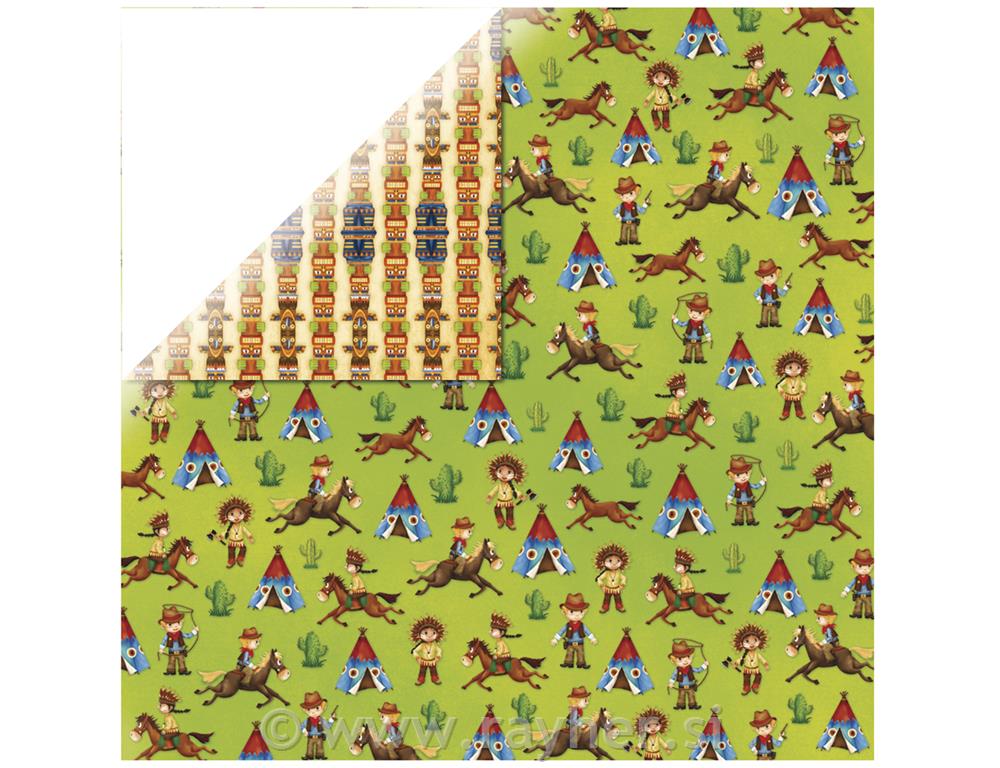 Scrapbooking papir Mix, 30.5x30.5cm, 190g/m2