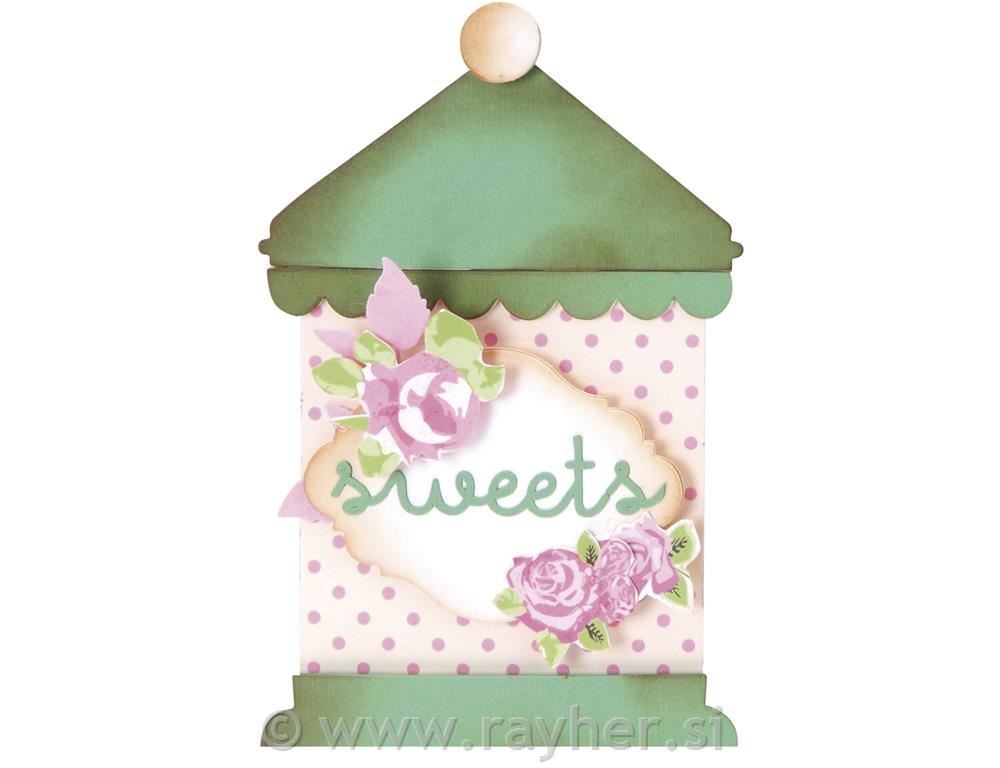 Sizzix Bigz XL šablona, Kitchen Canisters