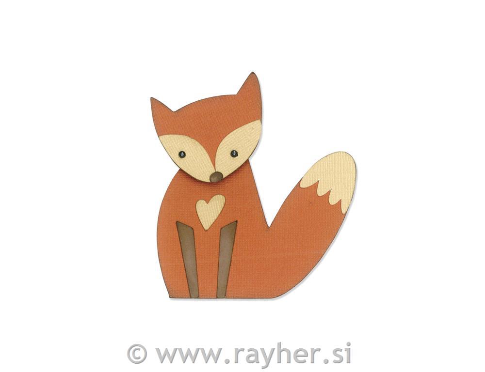 Sizzix Thinlits nastavak Fox, 9 kom