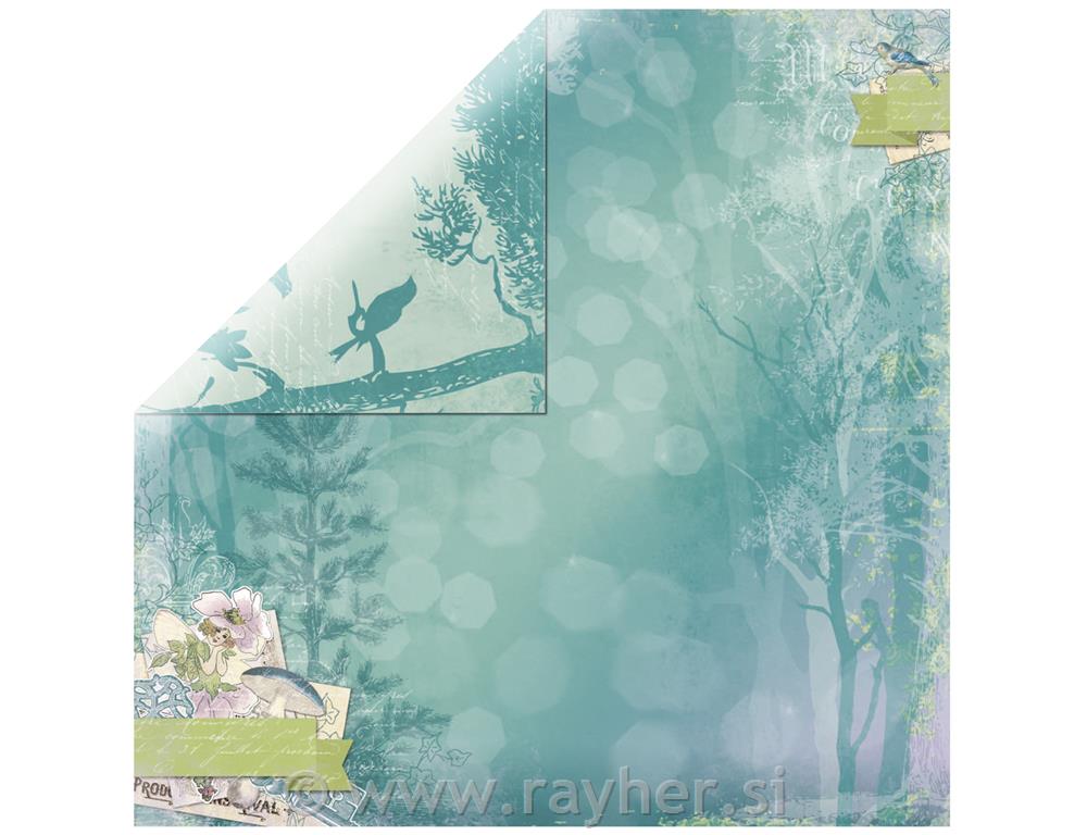 Scrapbooking papir Začaran vrt, 30.5x30.