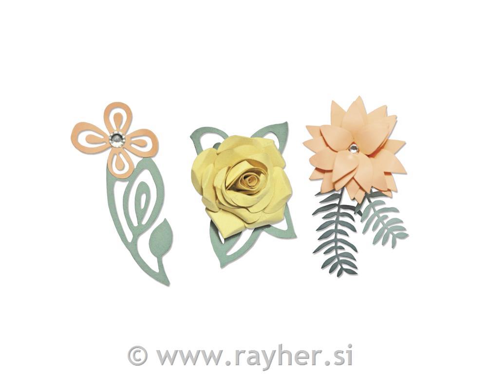 Sizzix Thinlits Plus, Cvijeće