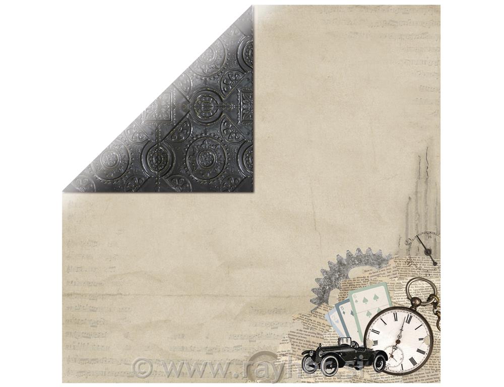 Scrapbooking papir Razor, 30.5x30.5cm, 190g/m2