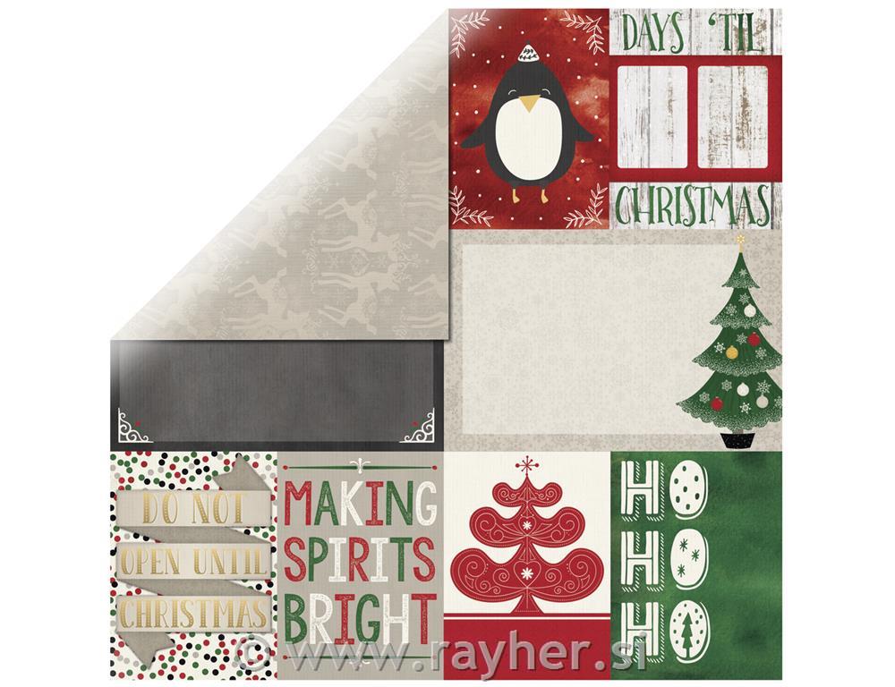 Scrapbooking papir Special Delivery, 30.5x30.5cm, 190g/m2