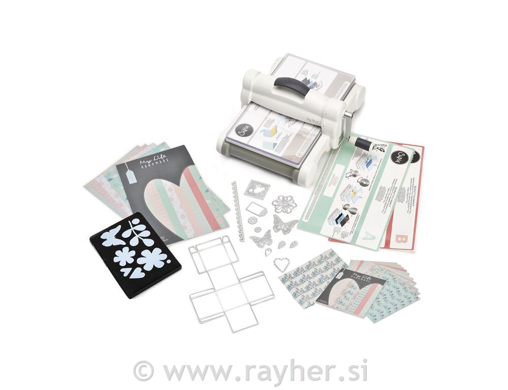 Sizzix Big shot Plus, početni set, A4, obnovljeni sadržaj