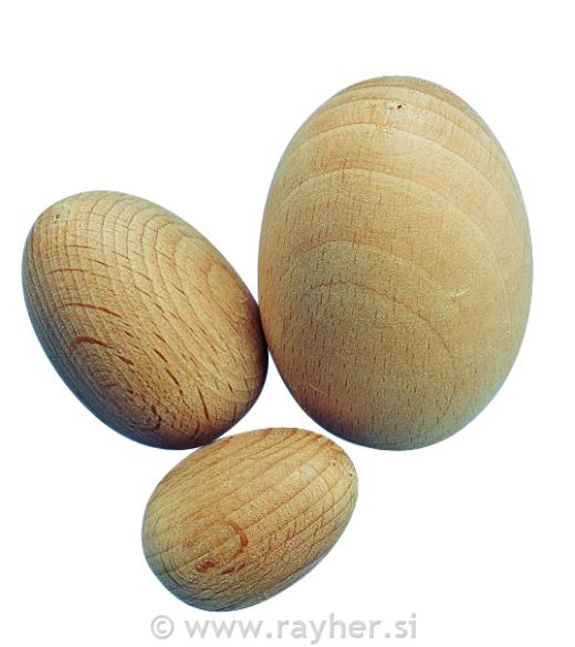 Drveno jaje, 60x40 mm