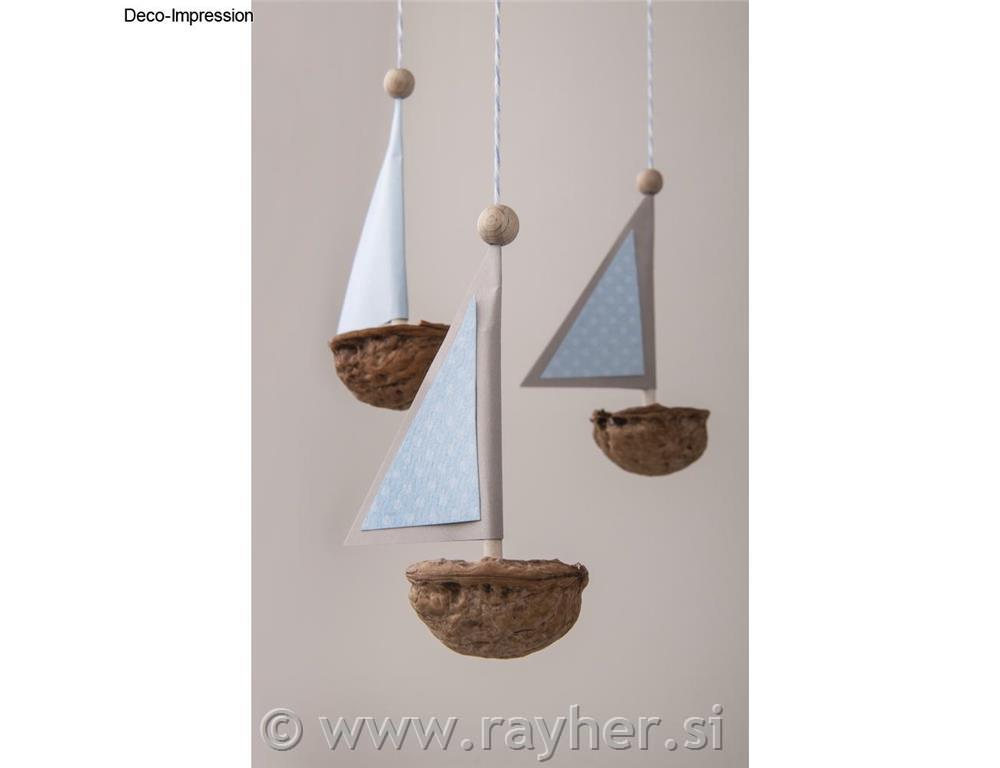 Držalo za mobile, leseno, 23 cm, 1 set.