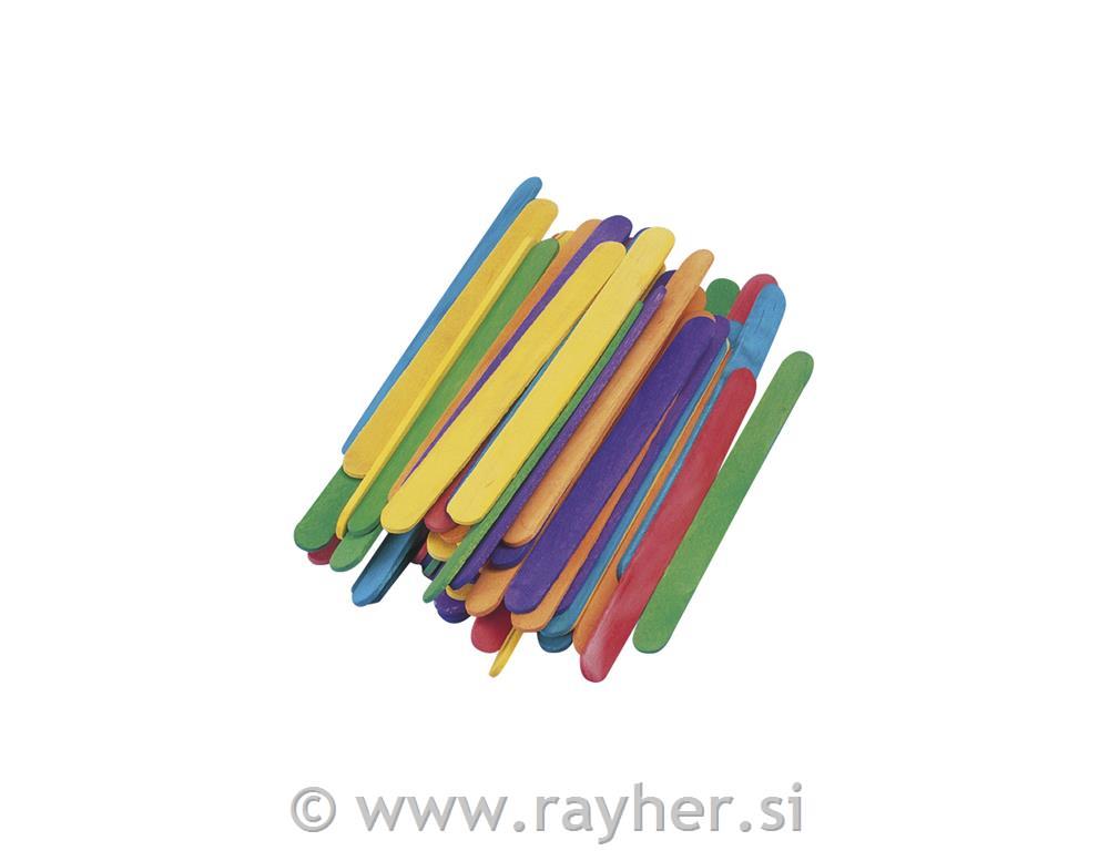 Wooden craft sticks 110x11 mm, mixed, ta