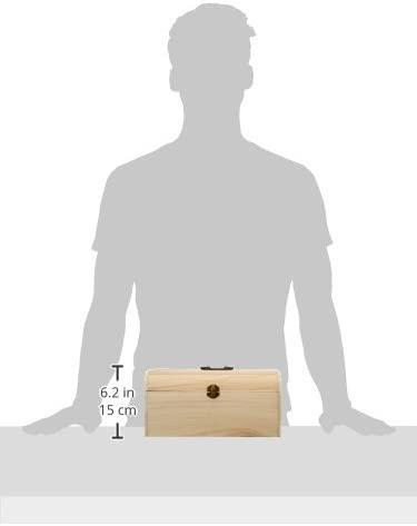 Wooden suitcase with metal fittings, 29,