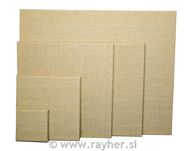 Platno na okviru 30x40 cm, 100% lan, podokv. 1.7 cm, 330 g/m