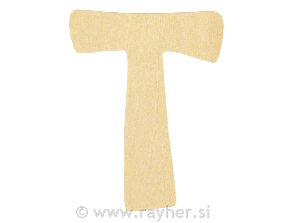 Drveno slovo, 6cm, T
