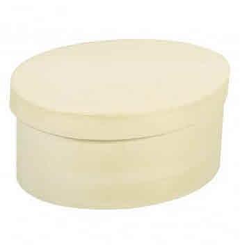 Wooden chip box oval, FSC Mix Credit, 7x