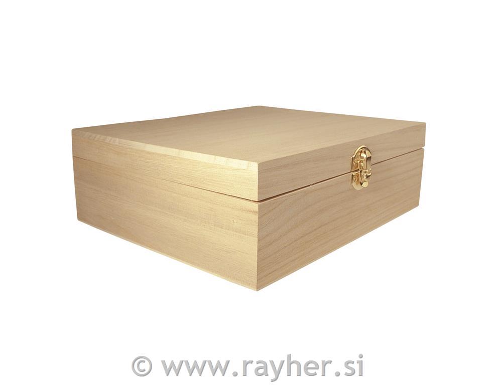 Drvena kutija za čaj, 6 pretinca, 21.5x1