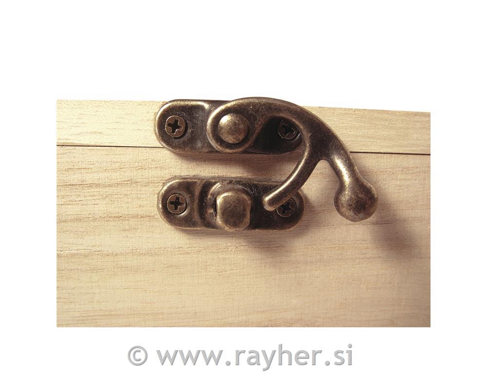 Wooden tea box, 12 comp., FSC Mix Credit