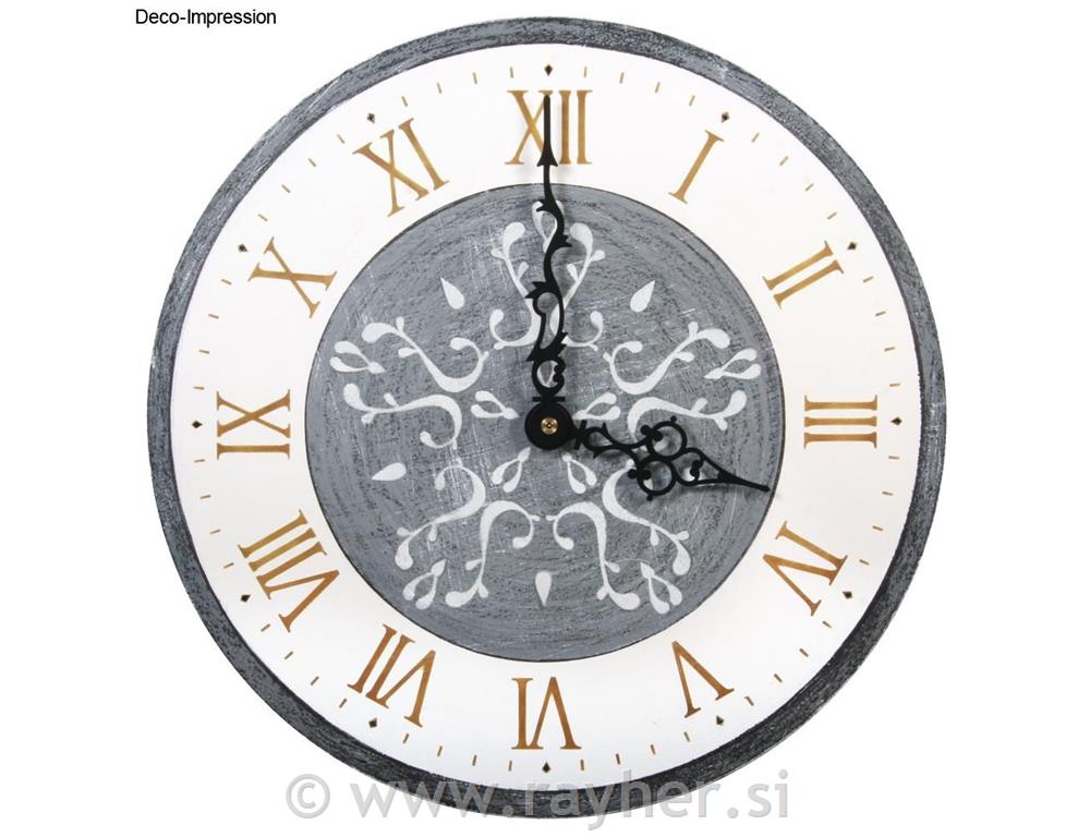 Lesena podlaga za uro z luknjo, 30cm