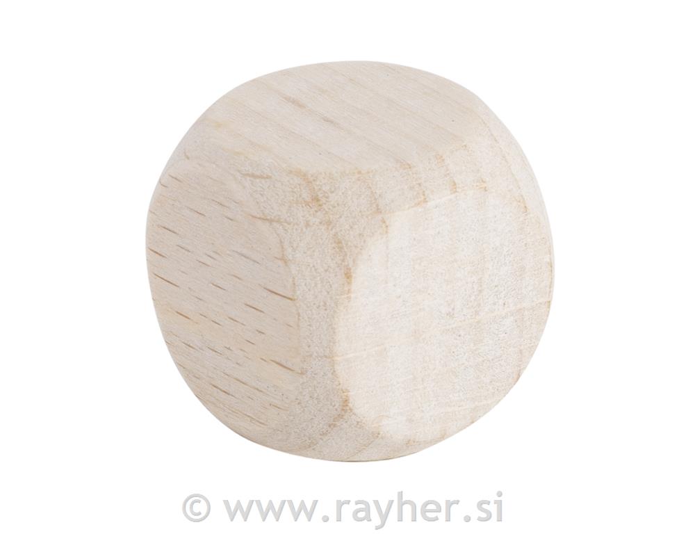 Lesene kocke, 25x25mm, 3 kos